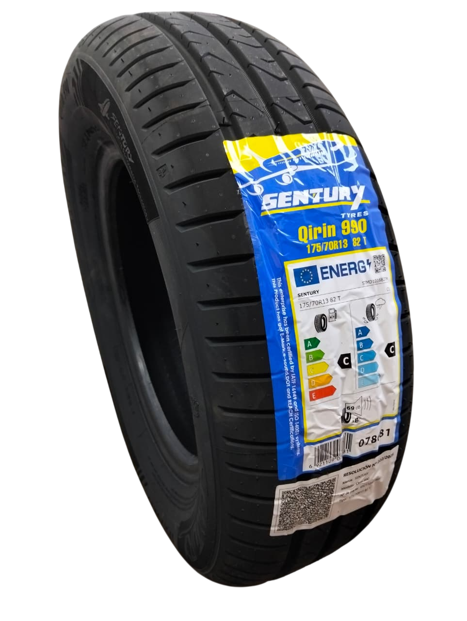 Neumático 175/70R13 SENTURY 82T QIRIN 990 - Imagen 3