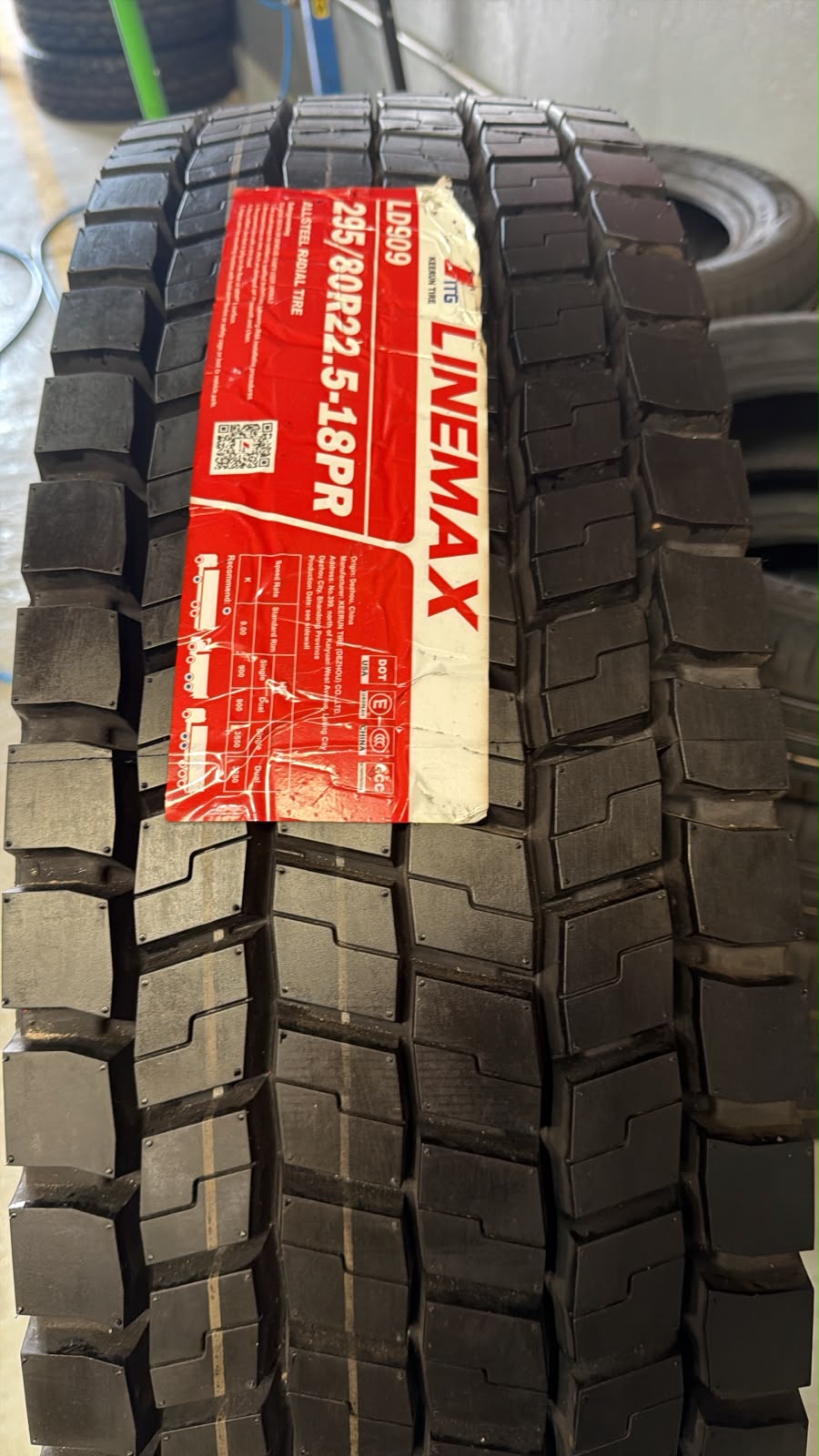 NEUMÁTICO 295/80R22.5 LINEMAX LD909 TRACCIÓN - Imagen 2